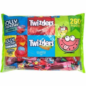 Green+Rabbit+Jolly+Rancher+%26+Twizzlers+VarietyPack+-+Strawberry%2C+Assorted+-+Individually+Wrapped+-+4.34+lb+-+260+%2F+Carton