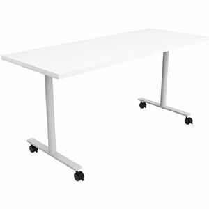 Safco+Jurni+Multi-Purp.+Table+w%2FT-Leg+%26+Casters