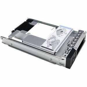 DELL SOURCING - NEW 7.68 TB Solid State Drive - 2.5" Internal - SAS - 3.5" Carrier - Read Intensive