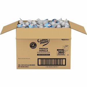 Coffee+mate+Liquid+Creamer+Singles+-+French+Vanilla+Flavor+-+1+Serving+-+360+%2F+Carton
