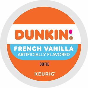 Dunkin%26apos%3B%C2%AE+K-Cup%2C+Pod+French+Vanilla+Coffee+-+Compatible+with+Keurig+Brewer+-+Medium+-+22+K-Cup+-+K-Cup%2C+Pod+-+French+Vanilla%2C+Original+Blend+-+Kosher+-+4+%2F+Carton