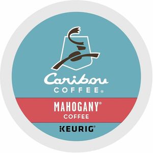 Caribou+Coffee%C2%AE+K-Cup+Mahogany+Coffee+-+Compatible+with+Keurig+K-Cup+Brewer+-+Dark+-+24+K-Cup+-+K-Cup+-+Mahogany+-+4+%2F+Carton