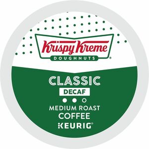 Krispy+Kreme+Doughnuts%C2%AE+K-Cup%2C+Pod+Classic+Decaf+Coffee+-+Compatible+with+Keurig+Brewer+-+Medium+-+24+K-Cup+-+K-Cup%2C+Pod+-+Classic+-+Decaffeinated+-+4+%2F+Carton
