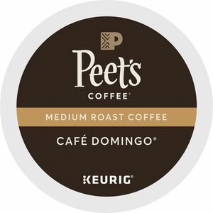 Peet%26apos%3Bs+Coffee%26%238482%3B+K-Cup+Cafe+Domingo+Coffee+-+Compatible+with+Keurig+Brewer+-+Medium+-+22+K-Cup+-+K-Cup+-+Cafe+Domingo+-+4+%2F+Carton