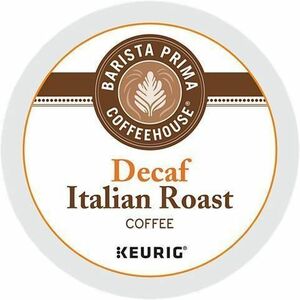 Barista+Prima+Coffeehouse%C2%AE+K-Cup+Italian+Roast+Decaf+Coffee+-+Compatible+with+Keurig+K-Cup+Brewer+-+Dark+-+24+K-Cup+-+K-Cup+-+Italian+Roast%2C+Colombia+-+Kosher+-+Decaffeinated+-+4+%2F+Carton