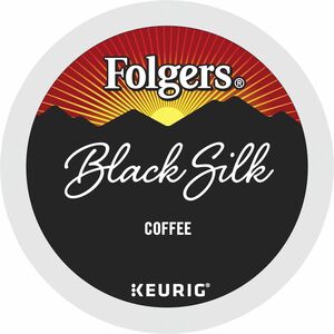 Folgers%C2%AE+K-Cup+Black+Silk+Coffee+-+Compatible+with+Keurig+K-Cup+Brewer+-+Dark+-+24+K-Cup+-+K-Cup+-+Black+Silk+-+4+%2F+Carton