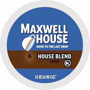 Maxwell+House+K-Cup+House+Blend+Coffee+-+Compatible+with+Keurig+K-Cup+Brewer+-+Medium+-+24+K-Cup+-+K-Cup+-+House+Blend%2C+Arabica+-+4+%2F+Carton