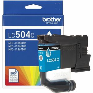 Brother+Original+Standard+Yield+Inkjet+Ink+Cartridge+-+Cyan+-+1+Each+-+500+pages