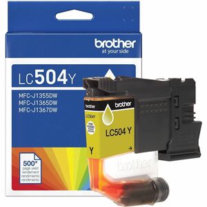 Brother+Original+Standard+Yield+Inkjet+Ink+Cartridge+-+Yellow+-+1+Each+-+500+Pages