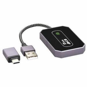 Eaton Wireless Apple CarPlay Adapter for Vehicles, Apple iPhone Compatible, Black