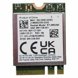 HPI - RPB Certified Parts IEEE 802.11ax Bluetooth 5.2 Wi-Fi/Bluetooth Combo Adapter for Notebook, Desktop Computer