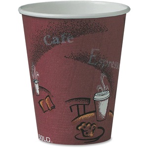 Solo+8+oz+Bistro+Design+Disposable+Paper+Cups+-+Bistro+-+8+fl+oz+-+Maroon+-+Paper+-+Beverage%2C+Hot+Drink%2C+Cold+Drink%2C+Coffee%2C+Tea%2C+Cocoa+-+50+%2F+Pack