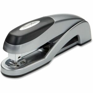 Swingline+Optima+Desktop+Stapler+-+Staples+Upto+25+Sheet+of+20lb+Paper+-+Holds+Upto+35450+Staple+-+Silver+-+Die-cast+Metal+-+1+Each