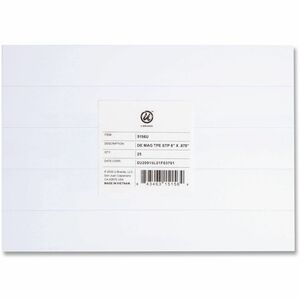 U+Brands+Magnet+Strip+-+0.88%26quot%3B+Length+x+6%26quot%3B+Width+-+White+-+For+Dry+Erase+Board+-+25+%2F+Pack