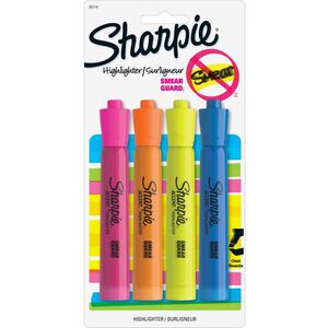 Sharpie+Tank+Style+Accent+Highlighters+-+Chisel+Marker+Point+-+Yellow%2C+Orange%2C+Pink%2C+Blue+Ink+-+4+%2F+Pack