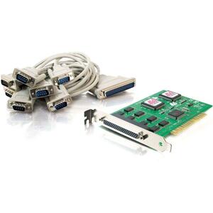 C2G Lava Octopus 8-Port PCI 16550 DB9 Serial Card - PCI - 8 x DB-9 RS-232 - Serial-Via Cab