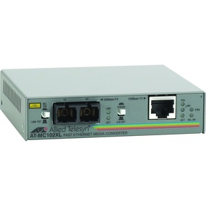 Allied Telesis AT-MC102XL-90 Fast Ethernet Media Converter - 1 x RJ-45 -1 x SC Duplex - 10