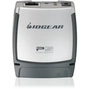IOGEAR GPSU21 Print Server - 1 x 10/100Base-TX Network, 1 x USB 2.0 - 100Mbps