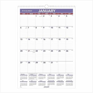 At-A-Glance+Write-on%2FWipe-off+Laminated+Monthly+Wall+Calendar