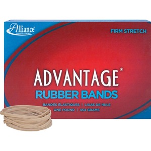 Alliance+Rubber+26325+Advantage+Rubber+Bands+-+Size+%2332+-+Approx.+700+Bands+-+3%26quot%3B+x+1%2F8%26quot%3B+-+Natural+Crepe+-+1+lb+Box