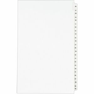 Avery® Standard Collated Legal Exhibit Divider Sets - Avery Style - 25 x Divider(s) - Printed Tab(s) - Digit - 26-50 - 25 Tab(s)/Set - 8.5