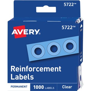 Avery® Hole Reinforcement Label Rings - 0.3