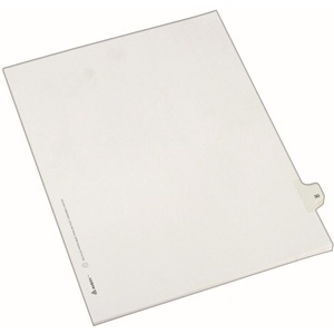 Avery® Alllstate Style Individual Legal Dividers - 25 x Divider(s) - Side Tab(s) - 30 - 1 Tab(s)/Set - 8.5