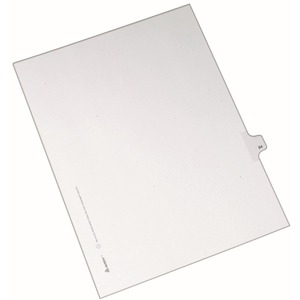Avery® Alllstate Style Individual Legal Dividers - 25 x Divider(s) - Side Tab(s) - 84 - 1 Tab(s)/Set - 8.5