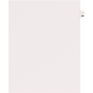Avery® Side Tab Individual Legal Dividers - 25 x Divider(s) - Side Tab(s) - 203 - 1 Tab(s)/Set - 8.5