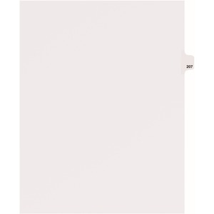 Avery® Side Tab Individual Legal Dividers - 25 x Divider(s) - Side Tab(s) - 207 - 1 Tab(s)/Set - 8.5
