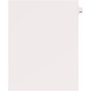 Avery® Side Tab Individual Legal Dividers - 25 x Divider(s) - Side Tab(s) - 277 - 1 Tab(s)/Set - 8.5