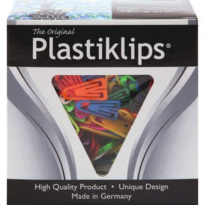 Baumgartens Assorted Colors Plastiklips - Small - 1000 / Box - Assorted - Plastic