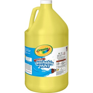 Crayola 1 Gallon Washable Paint - 1 gal - 1 Each - Yellow