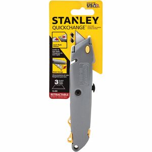 Stanley Quick-Change Utility Knife - 3 x Blade(s) - 6