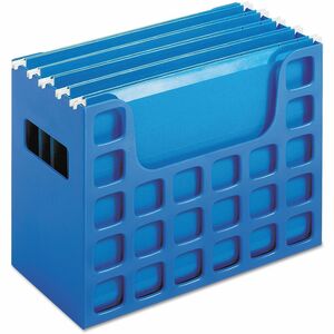 Pendaflex+Plastic+Desktop+Letter+Hanging+File+-+9.50%26quot%3B+Height+x+12.19%26quot%3B+Width+x+6%26quot%3B+Depth+-+Desktop%2C+Counter+-+Blue+-+Plastic+-+1+Each
