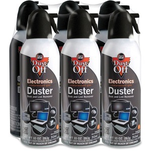 Falcon+Dust-Off+Compressed+Gas+Duster+-+Ozone-safe%2C+Moisture-free+-+6+%2F+Pack+-+Black