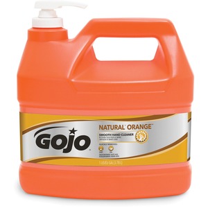 Gojo%C2%AE+Natural+Orange+Smooth+Hand+Cleaner+-+Citrus+ScentFor+-+1+gal+%283.8+L%29+-+Pump+Bottle+Dispenser+-+Soil+Remover%2C+Dirt+Remover%2C+Grease+Remover+-+Hand+-+Orange+-+1+Each