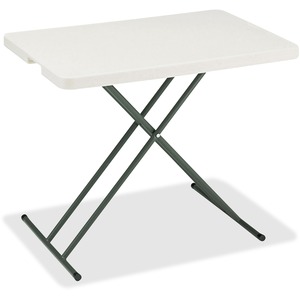 Iceberg IndestrucTable TOO 1200 Series Adjustable Personal Folding Table - Rectangle Top - 20