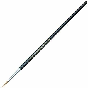 CLI+Round+Camel+Hair+Paint+Brushes+-+1+Brush%28es%29+-+No.+6+Wood+Black+Handle+-+Aluminum+Ferrule