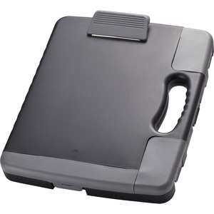 Officemate+Portable+Clipboard+Storage+Case+-+Storage+for+Stationary+-+Charcoal+-+1+Each