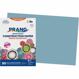 SunWorks White 9 x 12 Heavyweight Construction Paper - 50 Pc.