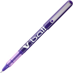 Pilot+Vball+Liquid+Ink+Pens+-+Fine+Pen+Point+-+0.5+mm+Pen+Point+Size+-+Purple+-+Purple+Barrel+-+1+Dozen