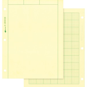 Rediform+Computation+Pads+-+Letter+-+100+Sheets+-+Stapled%2FGlued+-+Letter+-+8+1%2F2%26quot%3B+x+11%26quot%3B+-+Green+Paper+-+Subject+-+1+%2F+Pad