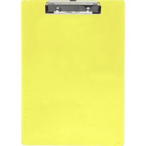 Saunders+Neon+Plastic+Clipboards+-+0.50%26quot%3B+Clip+Capacity+-+Plastic+-+Neon+Yellow+-+1+Each