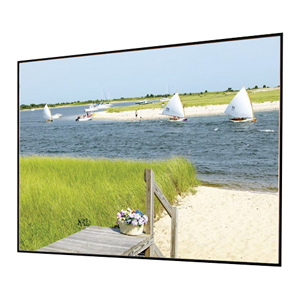 Draper Clarion Fixed Frame Projection Screen - 72" x 96" - HiDef Grey - 120" Diagonal