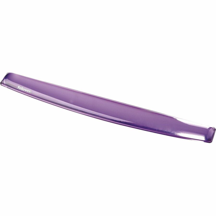Fellowes&reg; Crystals™ Gel keyboard Wrist Rest - Purple (91437)
