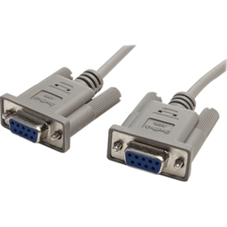 StarTech Serial Null modem cable - DB-9 (F) - DB-9 (F) - 3 m