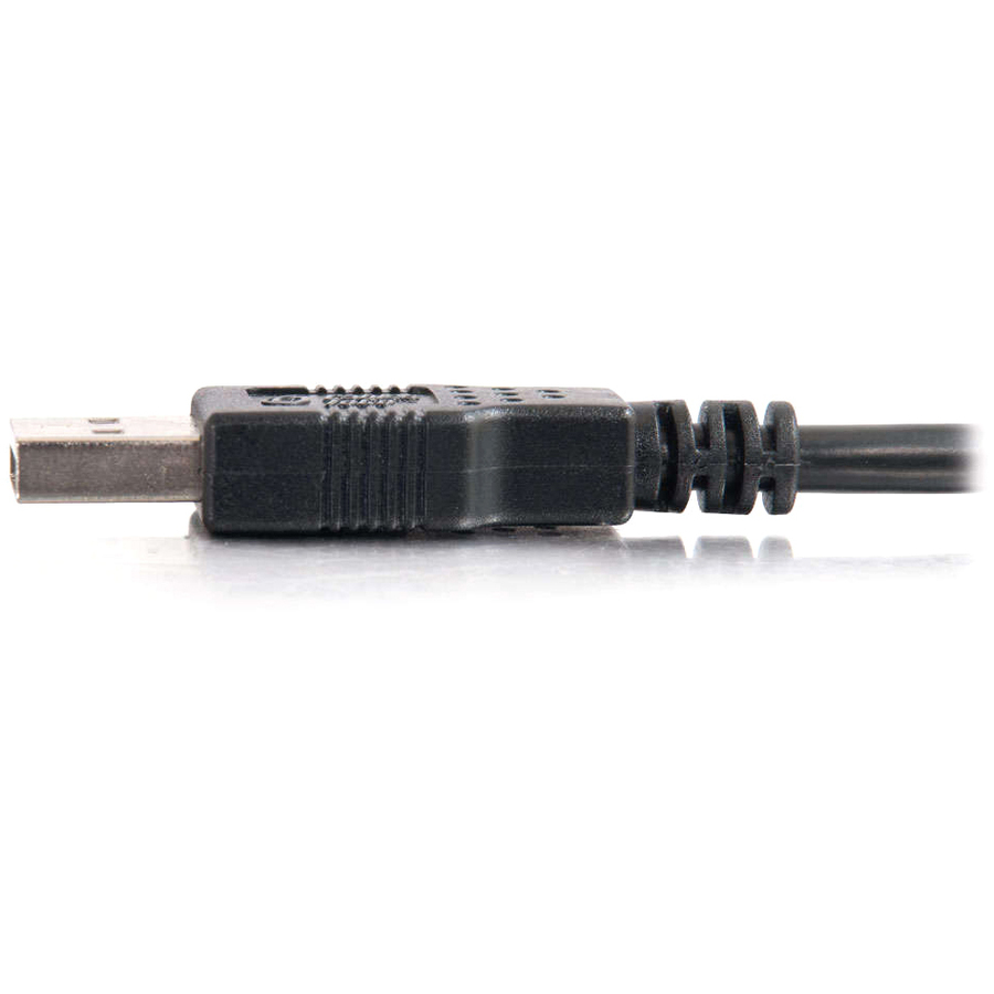 C2G 1m USB Cable - USB A to USB A - M/M - Type A Male USB - Type A Male USB - 3.28ft - Black