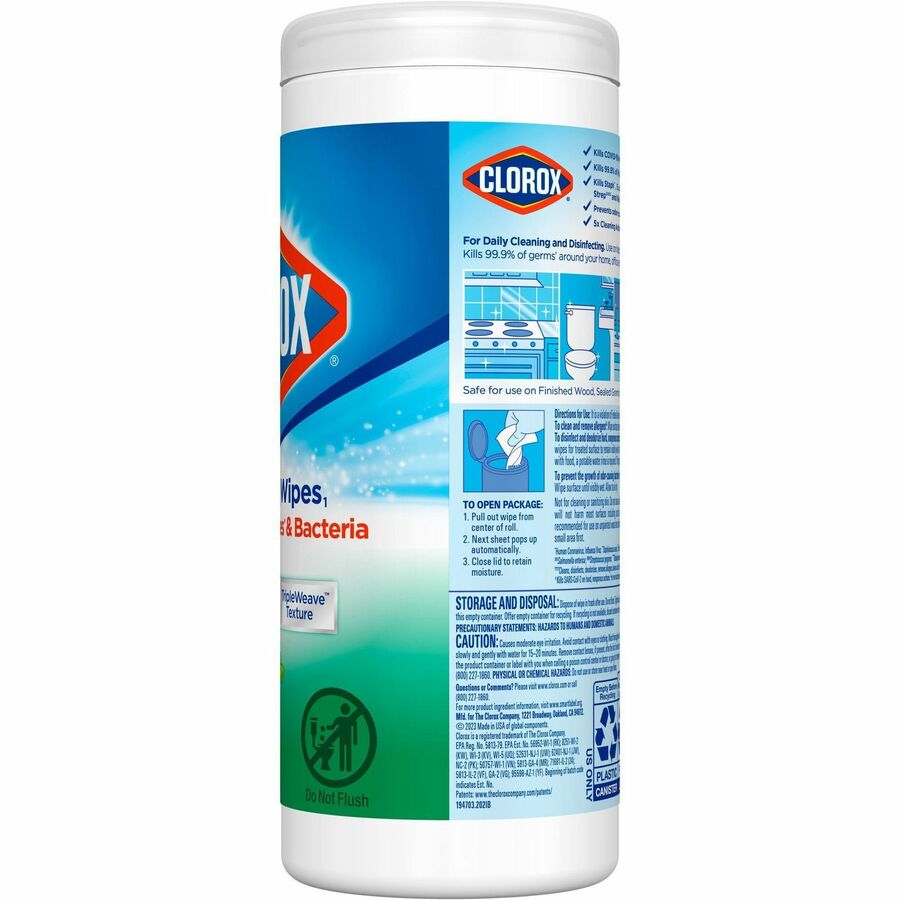 Clorox Disinfecting Bleach Free Cleaning Wipes, Value Pack