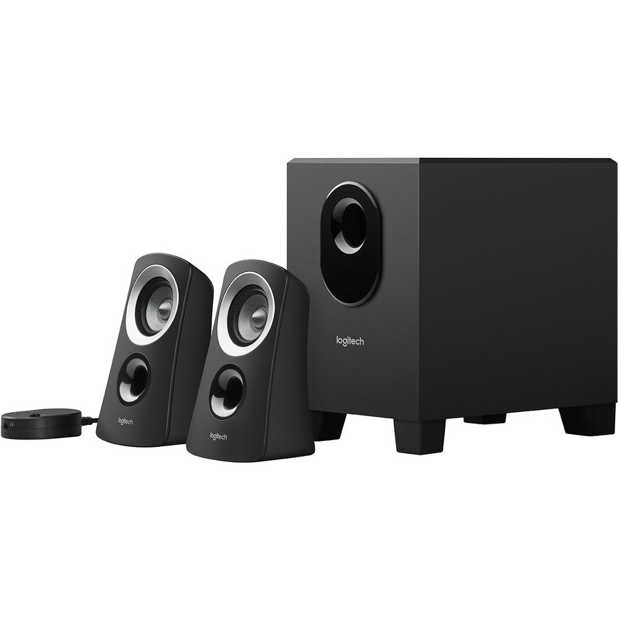 Logitech Z313 2.1 Speaker System 25 W Black - 48 Hz to 20 - Servmart